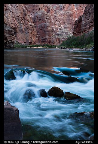 Colorado River rapids. Grand Canyon National Park, Arizona, USA.