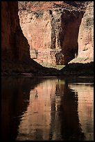 Shadows and reflections, Marble Canyon. Grand Canyon National Park ( color)