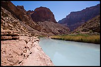 Turquoise Little Colorodo River in Little Colorado Canyon. Grand Canyon National Park, Arizona, USA.