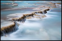 Little Colorodo River flows over travertine terraces. Grand Canyon National Park ( color)