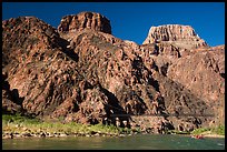 Kaibab Suspension Bridge on the Colorado River. Grand Canyon National Park, Arizona, USA.