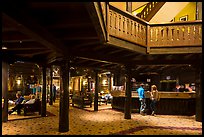 Reception area, El Tovar. Grand Canyon National Park, Arizona, USA.