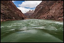 Strong current churns through the Inner Gorge. Grand Canyon National Park ( color)