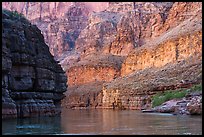 High ledges above the river corridor. Grand Canyon National Park ( color)
