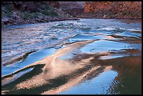 Afternoon light glides over riffles. Grand Canyon National Park ( color)