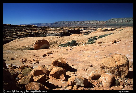 Esplanade, mid-day. Grand Canyon National Park, Arizona, USA.