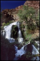 Thunder river upper waterfall. Grand Canyon National Park, Arizona, USA.