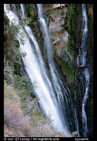 Thunder river lower waterfall, afternoon. Grand Canyon National Park, Arizona, USA.