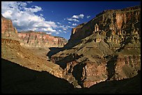 Confluence of Tapeats Creek and Thunder River. Grand Canyon National Park, Arizona, USA. (color)