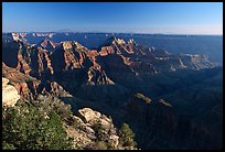 Bright Angel Point, late afternoon. Grand Canyon National Park, Arizona, USA. (color)