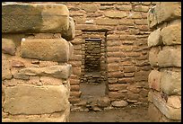 Doorways in Far View House. Mesa Verde National Park, Colorado, USA.