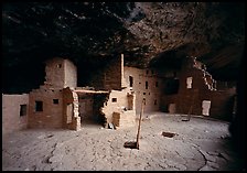 Spruce Tree house. Mesa Verde National Park, Colorado, USA. (color)