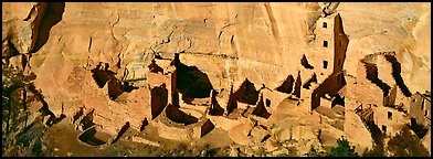 Square Tower House, tallest Ancestral pueblo ruin. Mesa Verde National Park, Colorado, USA.