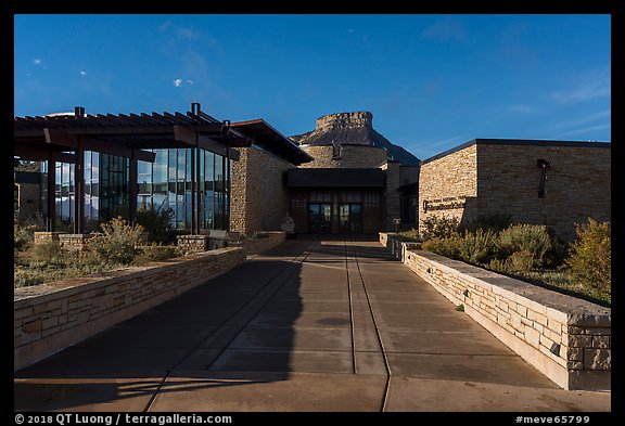 Visitor and Research Center. Mesa Verde National Park (color)