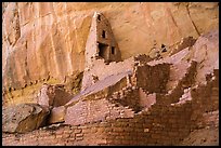 Multi story Ancestral Puebloan structure, Long House. Mesa Verde National Park ( color)