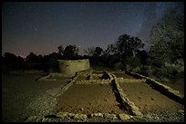 Far View ruins at night. Mesa Verde National Park ( color)