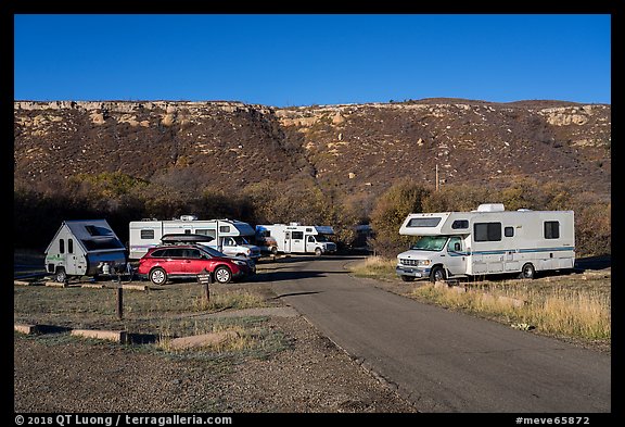 Morefield Campground. Mesa Verde National Park (color)
