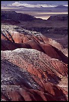 Painted desert seen from Lacey Point, morning. Petrified Forest National Park ( color)