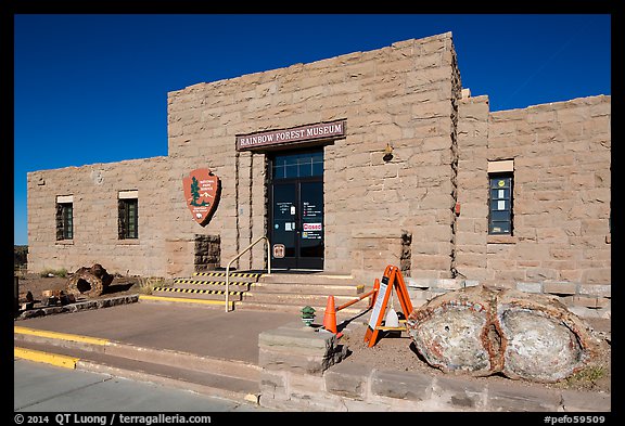 Rainbow Forest Museum. Petrified Forest National Park, Arizona, USA.