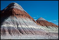 The Tepees. Petrified Forest National Park ( color)