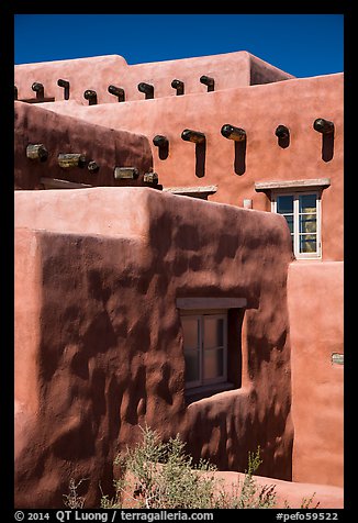 Architectural detail, Painted Desert Inn. Petrified Forest National Park (color)