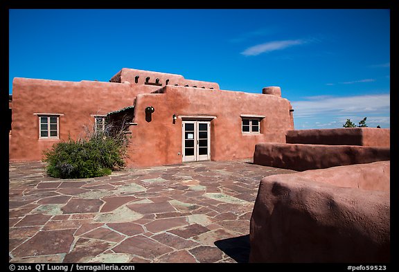 Painted Desert Inn. Petrified Forest National Park (color)