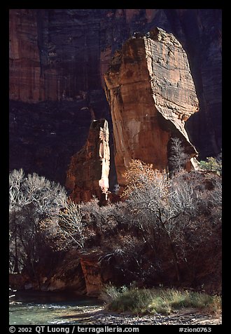 The Pulpit, Zion Canyon. Zion National Park (color)