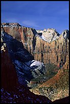 Streaked wall seen from Canyon Overlook. Zion National Park ( color)