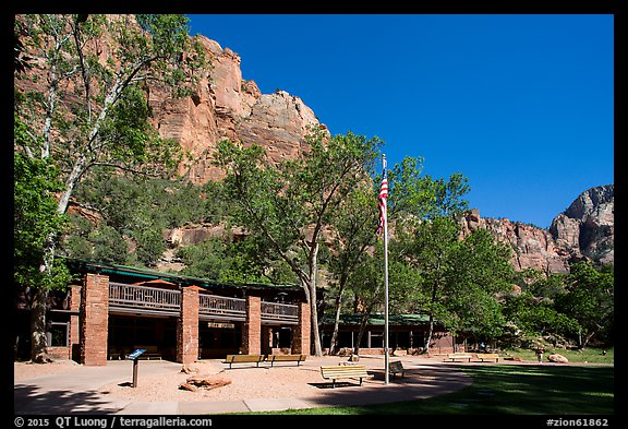 Zion lodge. Zion National Park, Utah, USA.