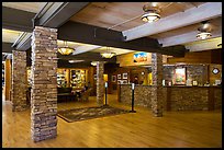 Lobby, Zion lodge. Zion National Park ( color)