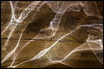 Ripples reflected on canyon walls, Pine Creek Canyon. Zion National Park ( color)