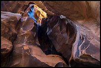 Sculpted alcove, Pine Creek Canyon. Zion National Park ( color)