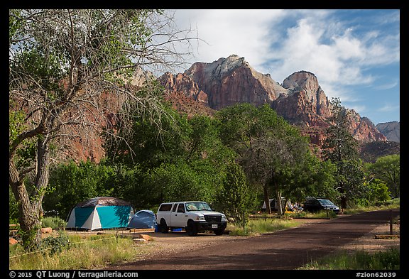 Watchman Campground. Zion National Park (color)