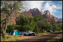 Watchman Campground. Zion National Park, Utah, USA.