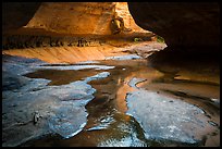 Upper Subway (Left Fork). Zion National Park ( color)