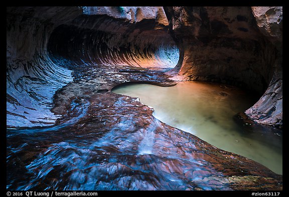 The Subway. Zion National Park (color)