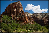 Angels Landing from Angels Landing Trail. Zion National Park ( color)