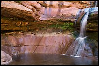 Pine Creek waterfall. Zion National Park ( color)