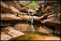 Pine Creek Falls. Zion National Park ( color)