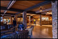 Main Lobby, Zion Lodge. Zion National Park, Utah, USA.