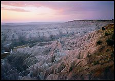 The Stronghold table, south unit, dawn. Badlands National Park, South Dakota, USA.