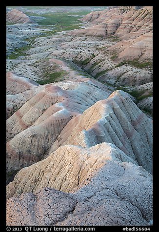 Brule formation badlands. Badlands National Park (color)