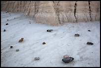 Rocks and clay. Badlands National Park ( color)