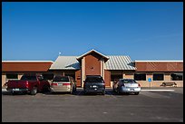 Cedar Pass Lodge. Badlands National Park, South Dakota, USA. (color)