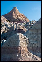 The Castle. Badlands National Park, South Dakota, USA. (color)