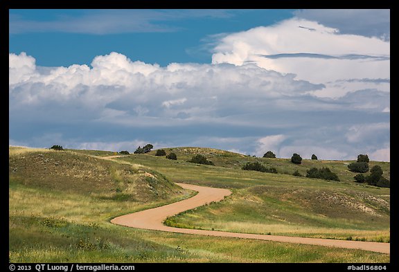 Sage Creek Rim Road. Badlands National Park (color)