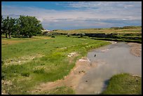 White River, Stronghold Unit. Badlands National Park, South Dakota, USA. (color)