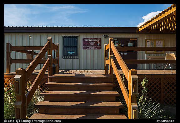 White River Visitor Center. Badlands National Park (color)