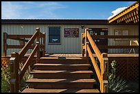 White River Visitor Center. Badlands National Park, South Dakota, USA. (color)