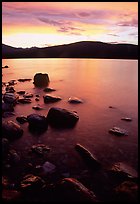 Lake McDonald at sunset. Glacier National Park ( color)